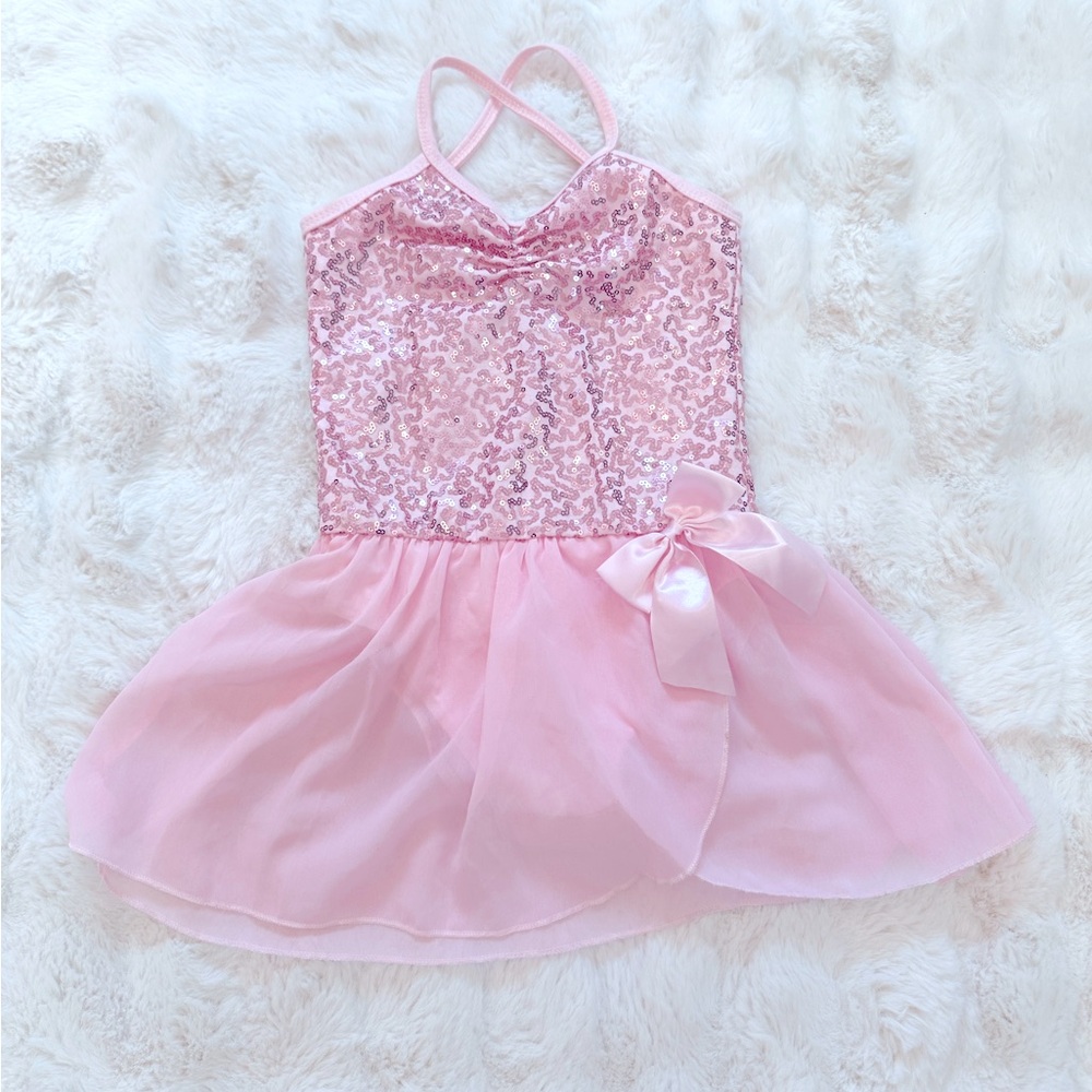 Sparkling Pink Kids Dress